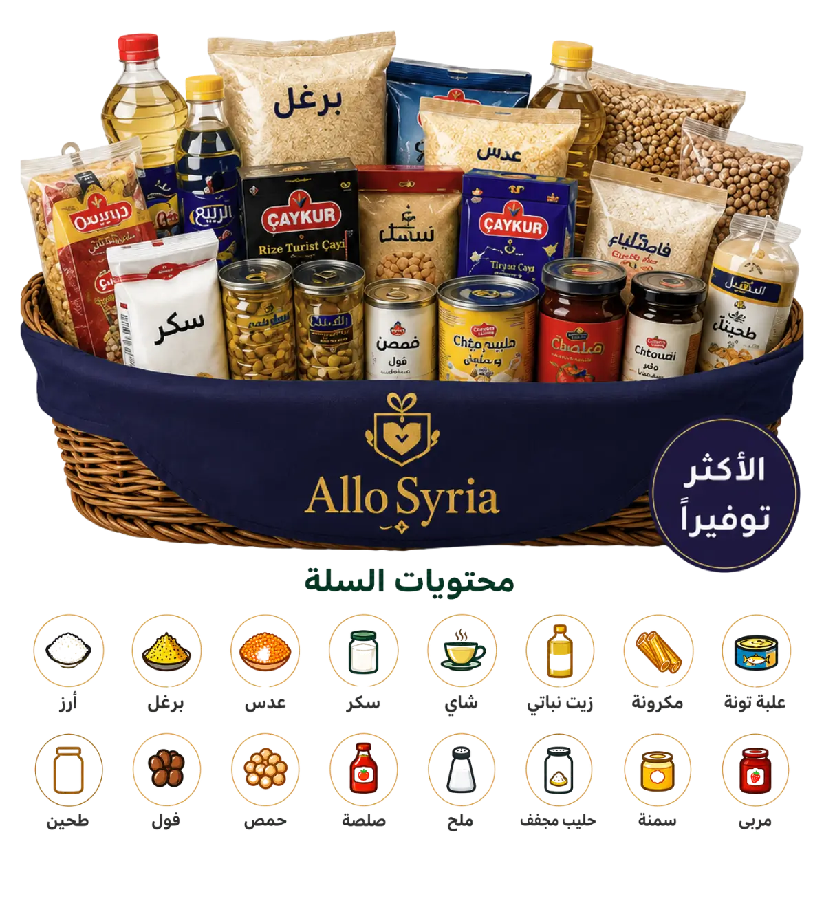 باقة سلة البركة الجديدة سلة البركة من Allo Syria - الصورة 1